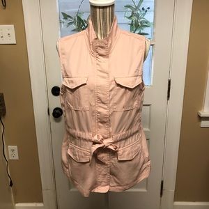 Max Jeans Rose Smoke tencel utility vest